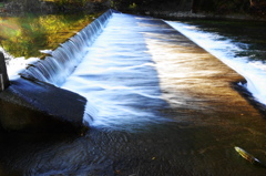 鮭止めの関にて