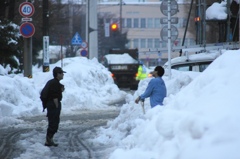 いやーー　降ったねー