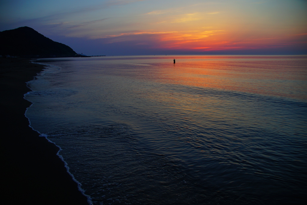 夕凪の釣り