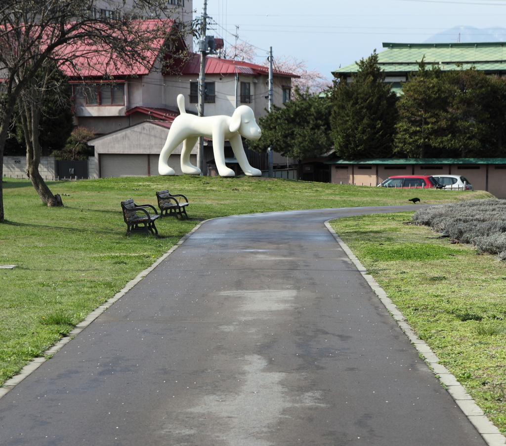 ベンチのある風景