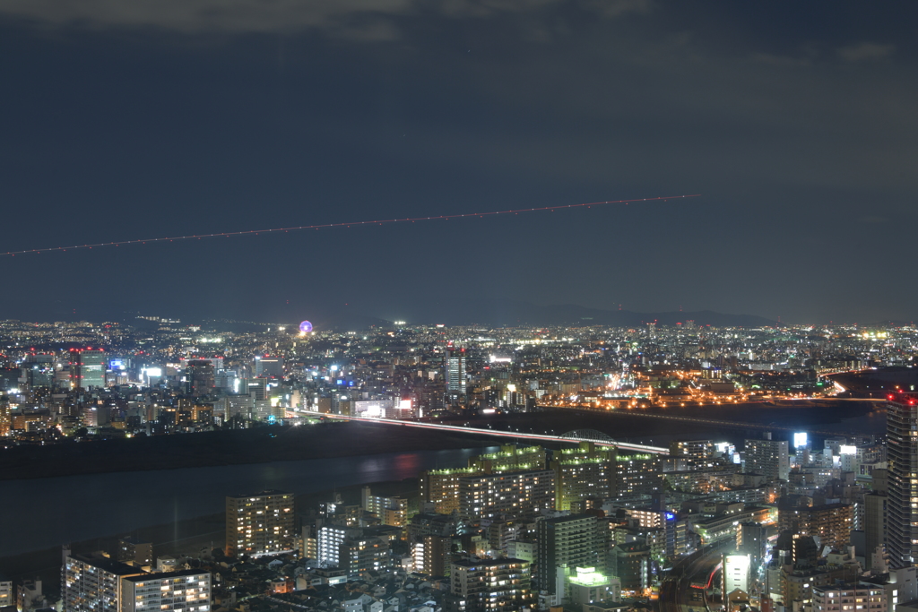梅田スカイビル 空中庭園展望台夜景