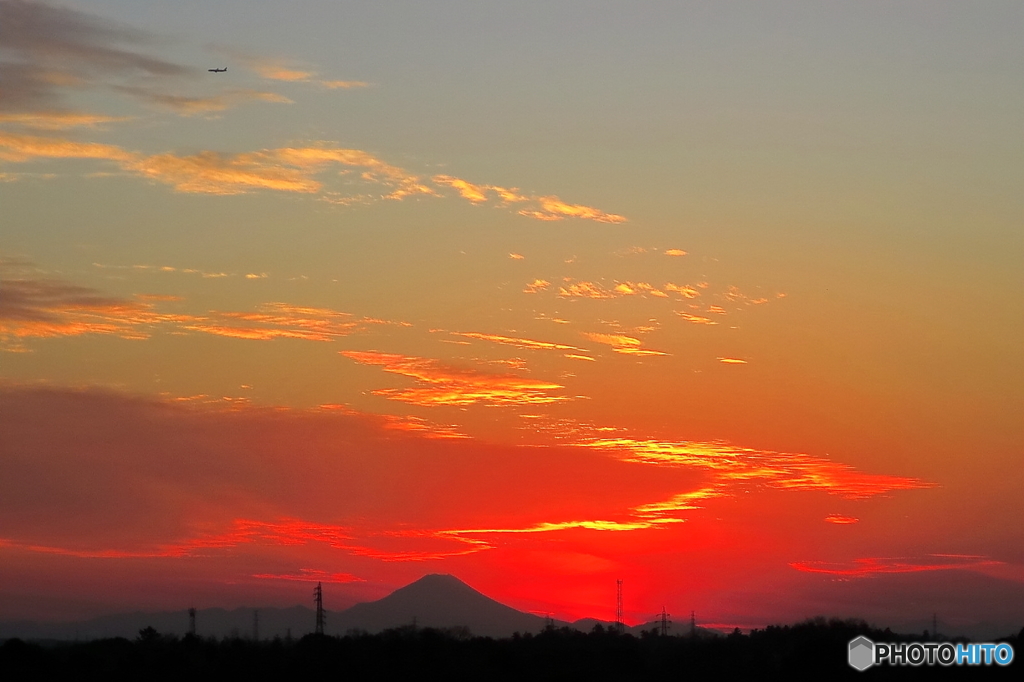 富士夕景