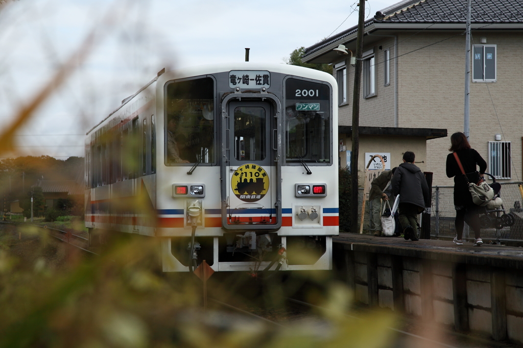 無人駅の風景