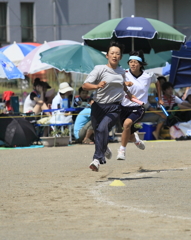 速い！先生本気モード。