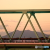 筑波山夕景