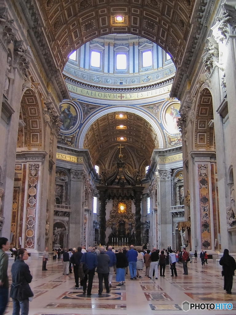 イタリアの旅 ～ サン・ピエトロ大聖堂・身廊 ～ 