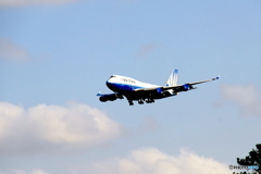 UNITED機着陸態勢