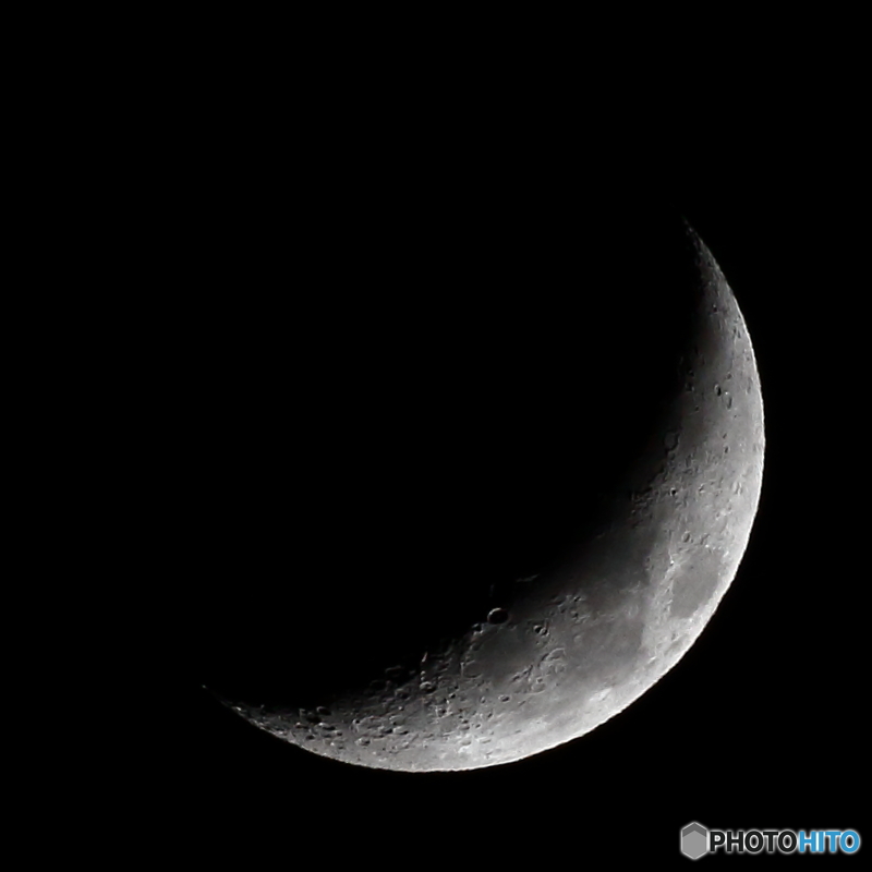 月齢4.8 夕月