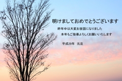 2017年　年頭のご挨拶
