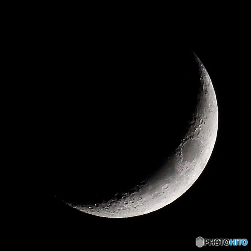 月齢3.3 夕月