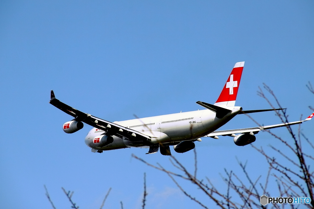 SwissAirLines-A330着陸態勢