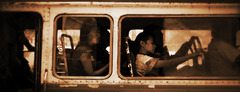 bus in Yangon