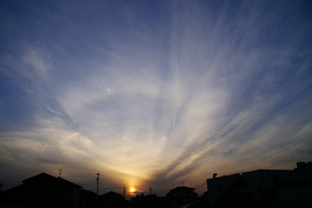 雲と夕日Ⅰ