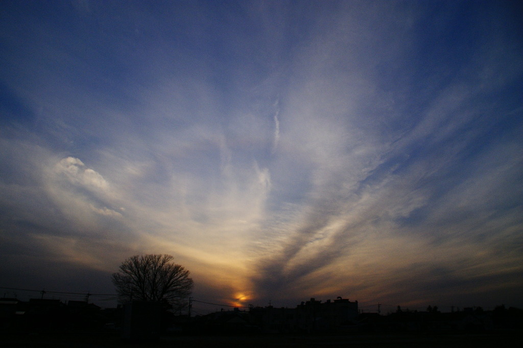 雲と夕日Ⅱ