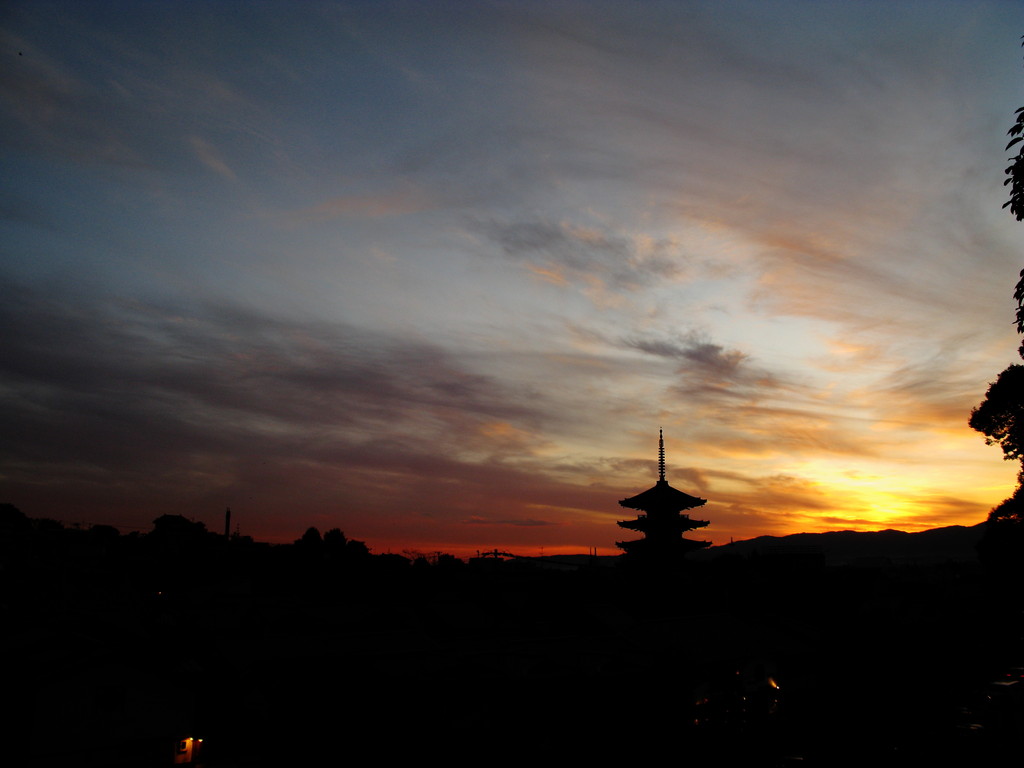 Sunset at Kyoto