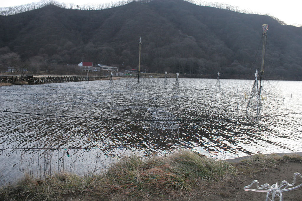 榛名湖　イルミ点灯前