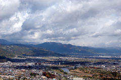 姨捨からの風景