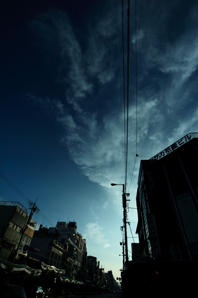 祇園の空