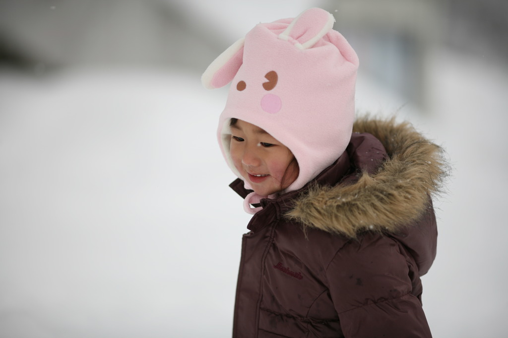 はじめての雪遊び（＾＾）ｖ