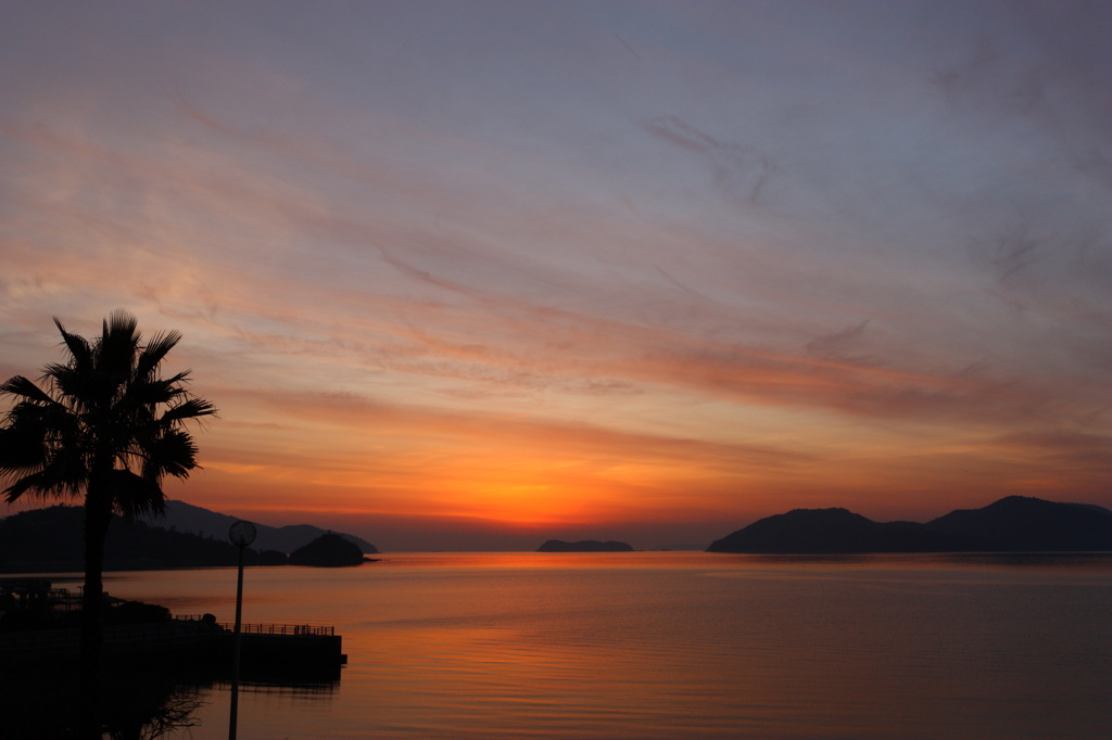 笠戸島の夕景