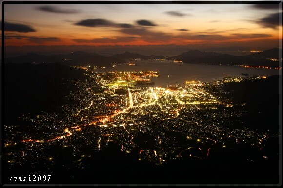 灰が峰の夜景