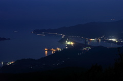 大星山からの夜景