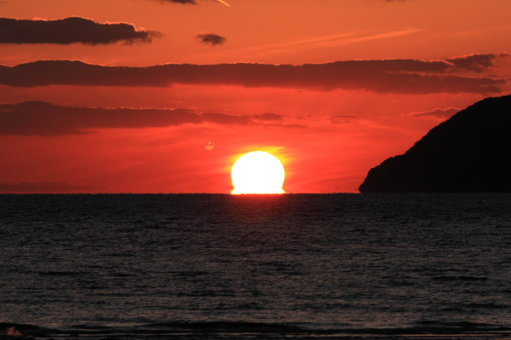 だるま夕日