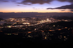 太平山の夜景