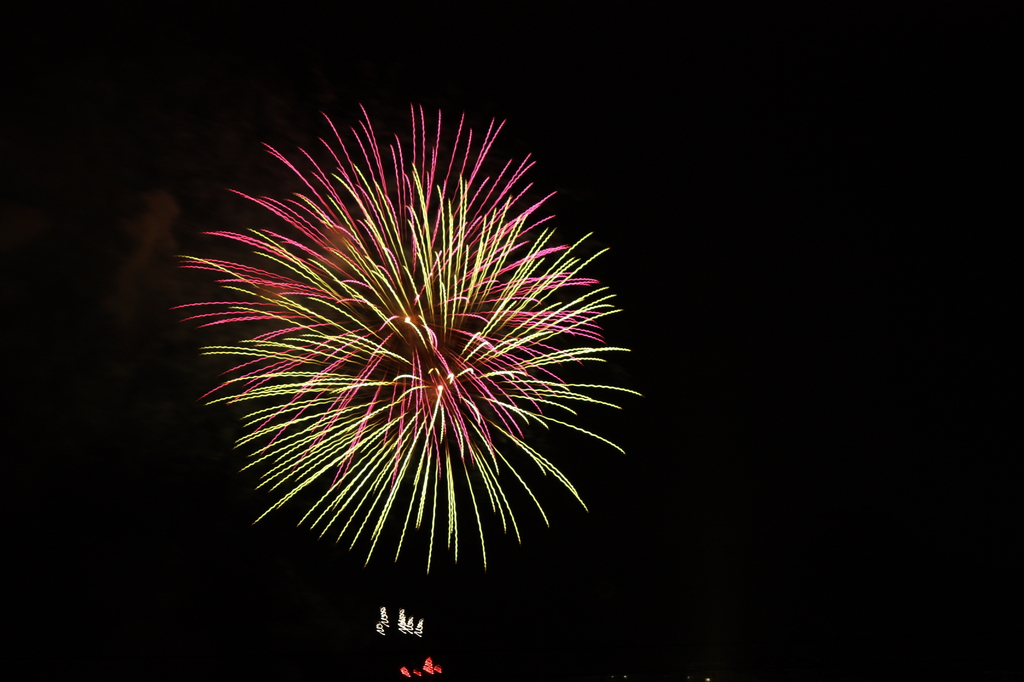 田舎の花火大会