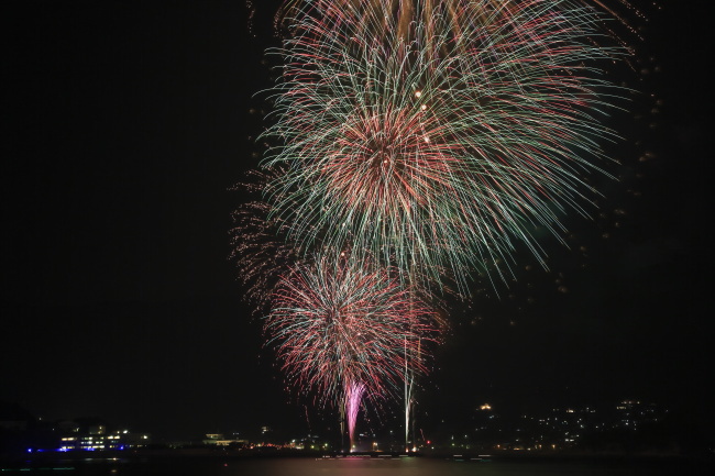 周防大島安下庄の花火大会 2013`