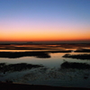 日の出前の岐波海岸
