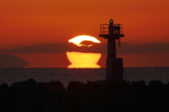 やっと今年２回目のダルマ朝日