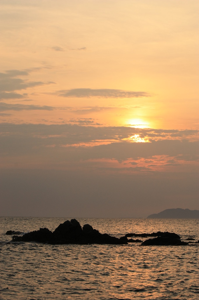 瀬戸内の夕日