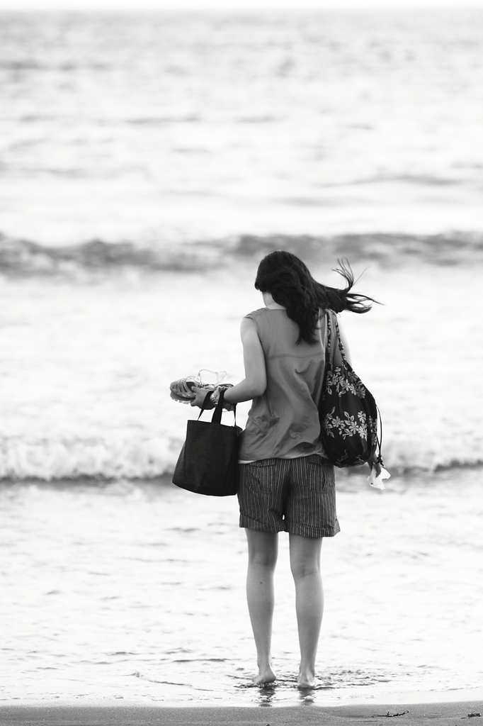 In the sea