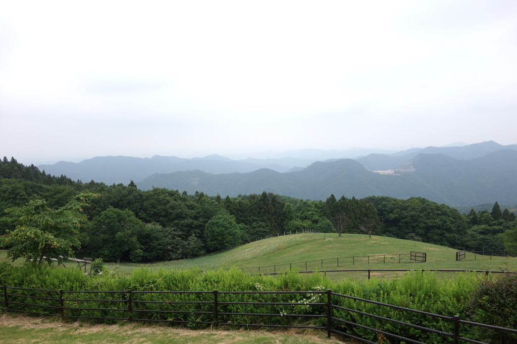 秩父高原牧場からの景色