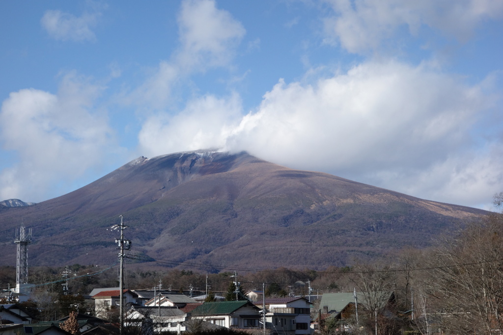 浅間山は今