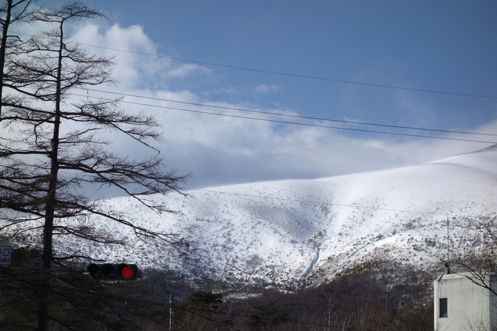 冬の浅間山　2