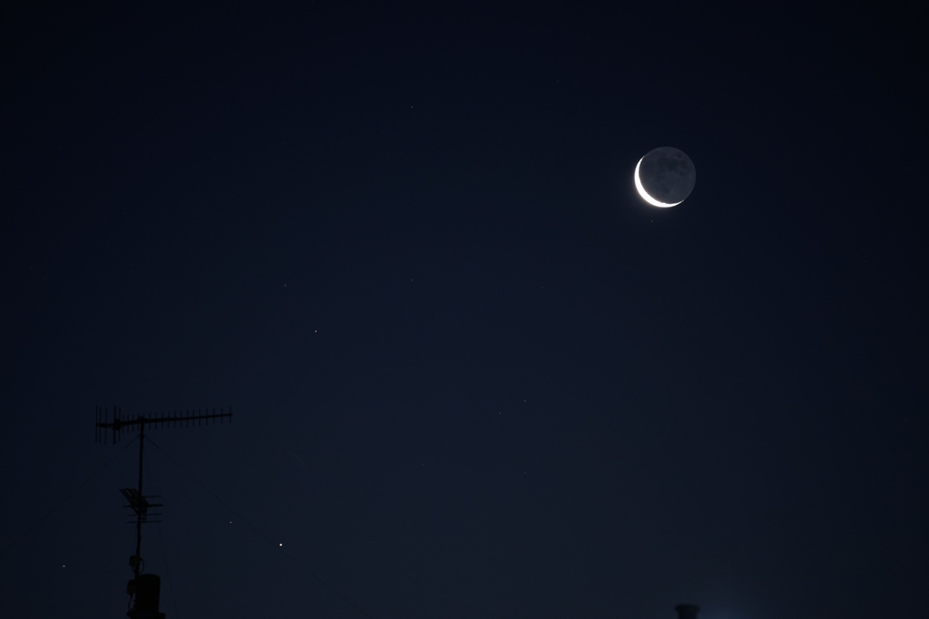 月と土星　2