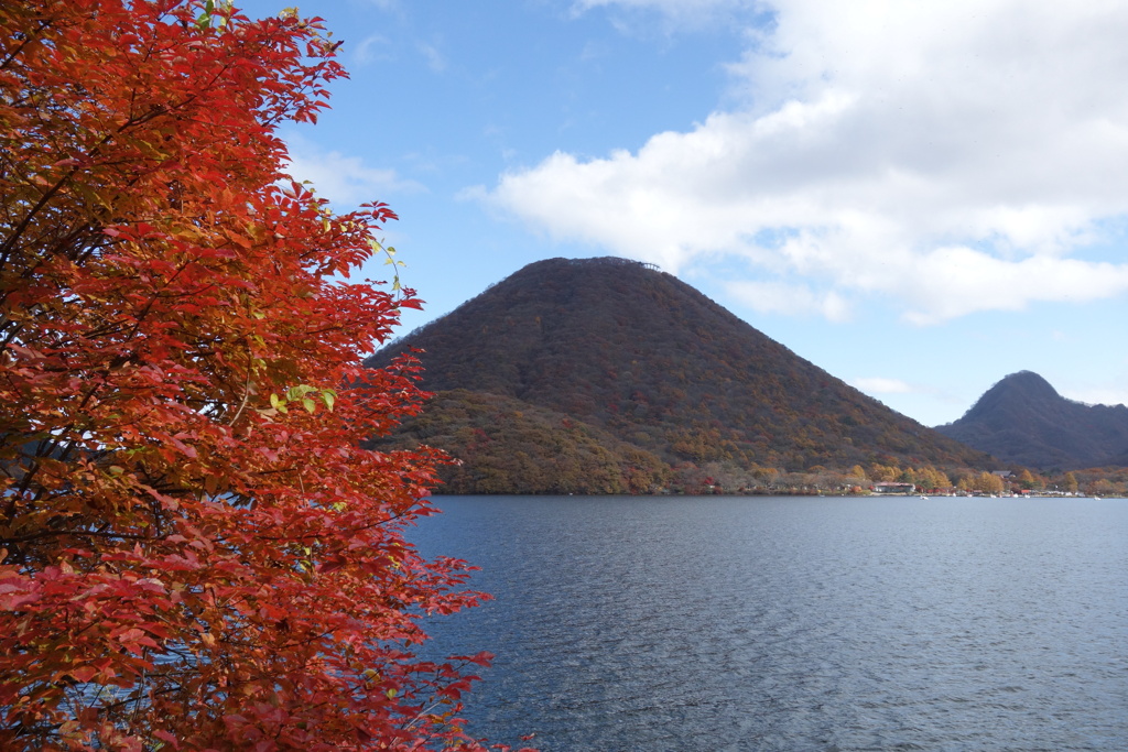 榛名山と紅葉