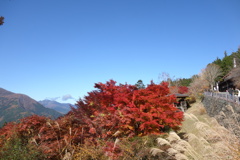 秋の景色　三峰神社にて