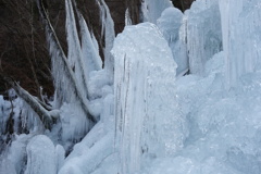 氷柱の美　尾之内渓谷の氷柱3