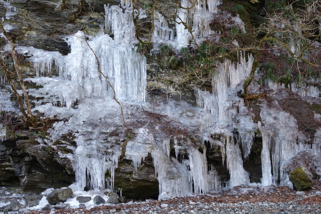 氷柱の世界　秩父三十槌の氷柱（1）