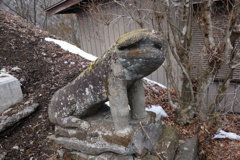 熊野神社の狛犬　3