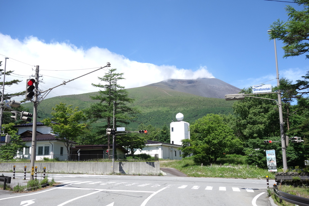 浅間山　峰の茶屋から　1