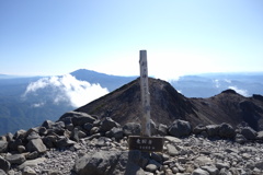 乗鞍岳　剣ヶ峰にて