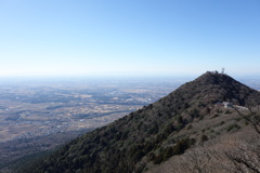 筑波山からの眺め　男体山
