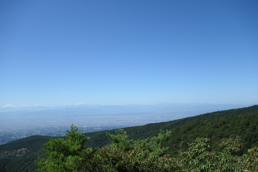 赤城山　展望台からの眺め　