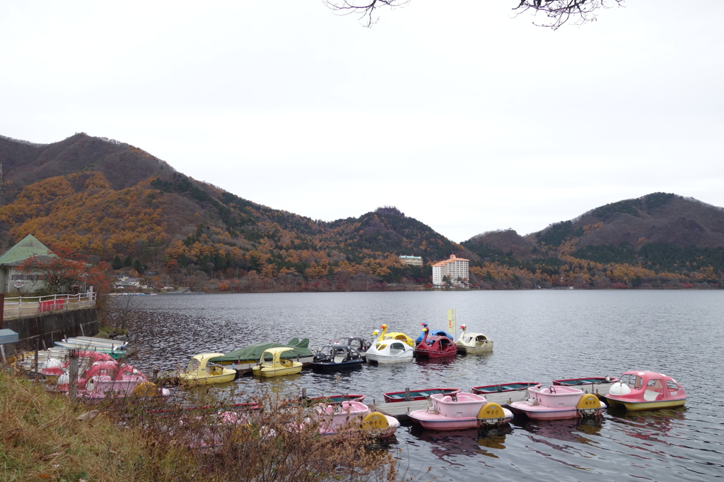 榛名湖　ボート乗場