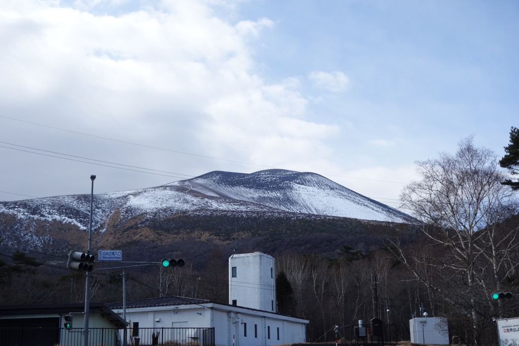 軽井沢ライド　浅間山は今