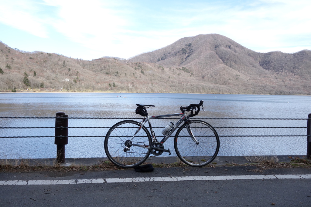 赤城山　大沼　愛車